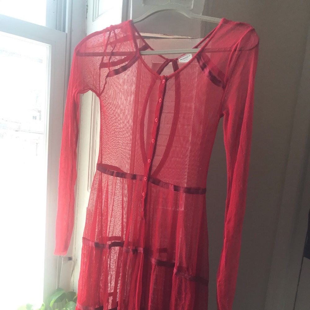 Free People Red Dress